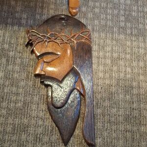Wooden Jesus Wall Art